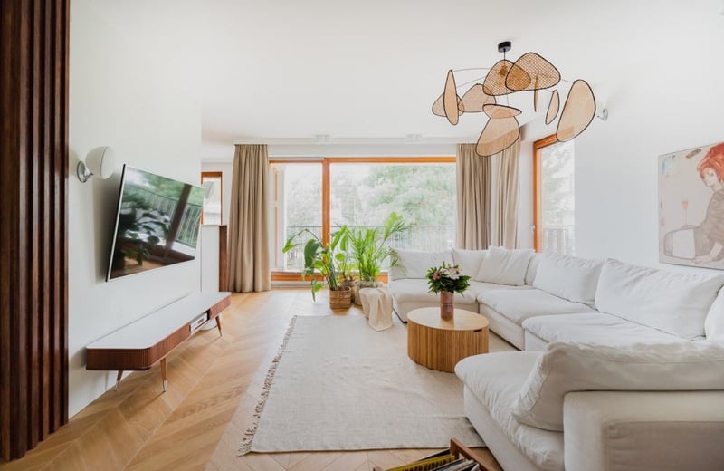 Аренда стильной 4-комнатной квартиры, 122 м², район Вилянув, Варшава, Польша